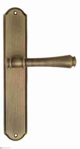 Дверная ручка Venezia "CALLISTO" на планке PL02 матовая бронза