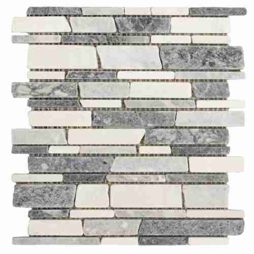 Мозайка из мрамора Stone4Home Broken Mix Cloud 30х27,5