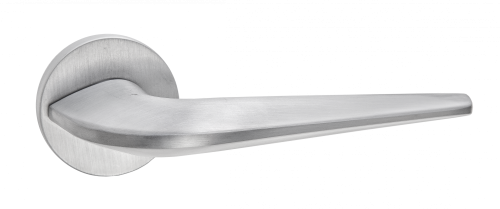 Ручка дверная "Макиато", серия SLIM, супер сатин хром