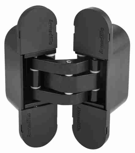 Комплект 8 шт. - Петля Armadillo (Армадилло) скрытой установки U3D6000 BL (11160UN3D) черный