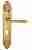 Дверная ручка Venezia "CLASSIC" CYL на планке PL90 полированная латунь