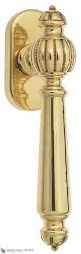 Ручка оконная Fratelli Cattini "MARANI" FW 7-OLV полированная латунь