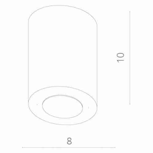 Точечный светильник Artelamp Facile A5112PL-1WH