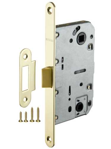 Комплект: Ручки Armadillo Bella CL2-Gold-24+Завертка+Бесшумный замок и Петли Fuaro/золото 24К