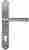 Ручка дверная Extreza DEZI (Дези) 309 на планке PL01 CYL матовый хром F05