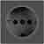 Розетка Werkel Серо-коричневый WL07-SKG-01-IP20