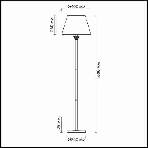 Торшер Lumion Abigail 4433/1F
