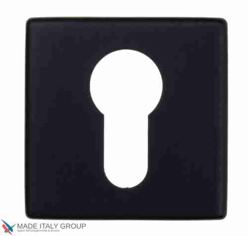 Накладка под цилиндр на квадратном основании Fratelli Cattini CYL 8FS-NM матовый черный 2 шт.