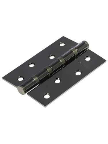 Петля карточная универсальная стальная Morelli MSN 100X70X2.5-4BB BN с подшипником, врезная, цвет черный никель, сталь