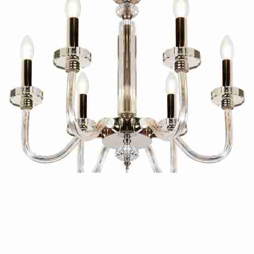 Подвесная люстра iLamp Vibe P9474-6 Nickel