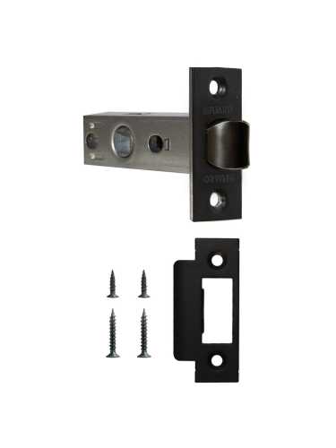 Защелка дверная врезная Fuaro F12-45-25 BL черный