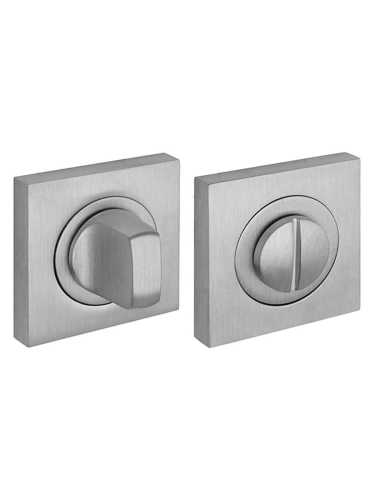 Ручка дверная Fuaro (Фуаро) межкомнатная K.KM52.SAMPLE (SAMPLE KM) SSC-16 сатинированный хром  Набор 3