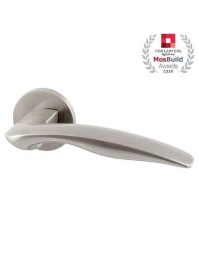 Комплект: Ручки Armadillo WAVE URS SN-3 + Завертка BK6.R.URS52 SN-3 матовый никель