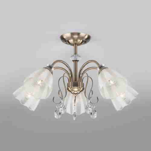 Потолочный светильник Eurosvet 30155/5 античная бронза