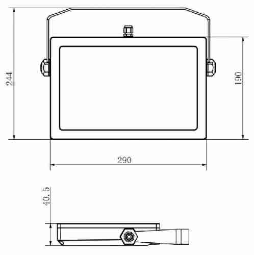 Прожектор Deko-Light FLOOD SMD II 50W 732013