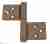 143BV032D_Q Петля накладная без врезки ALDEGHI 32x35 коричневая бронза ЛЕВАЯ 143BV032D_Q Петля накладная без врезки ALDEGHI 32x35 коричневая бронза ЛЕВАЯ