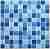 Мозаика Bonaparte стекло с камнем Navy Blu 4х25х25 30х30