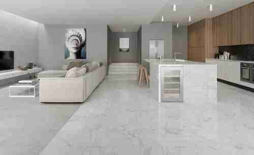 Керамогранит Kerranova Marble Trend K-1000/LR/S1 Carrara напольная 60х60