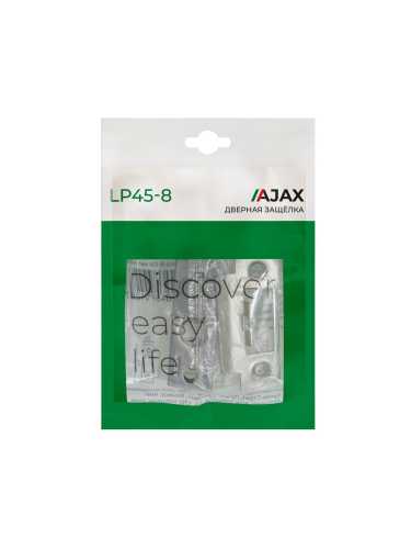 Защелка Ajax (Аякс) врезная PLASTLP45-8 (LP45-8) SSC сатин.хром