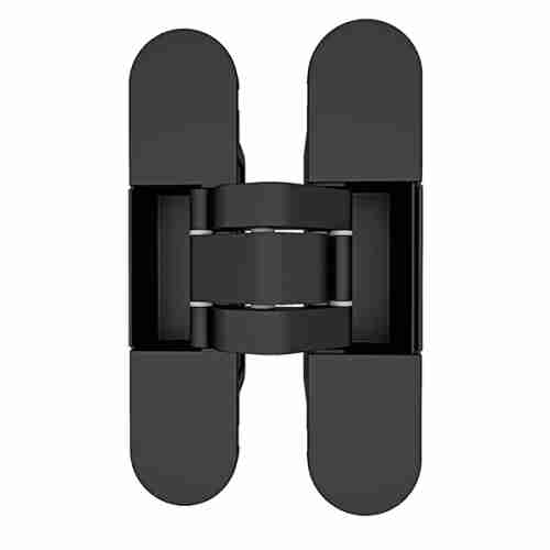 Комплект 4 шт. - Петля дверная скрытой установки AGB E30200.92.93 черный ECLIPSE 2.1 + 4 накладки в комплекте