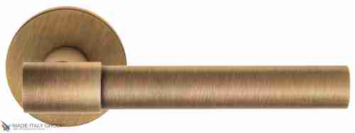 Дверная ручка на круглом основании Fratelli Cattini "UNA" 7FS-BY матовая бронза