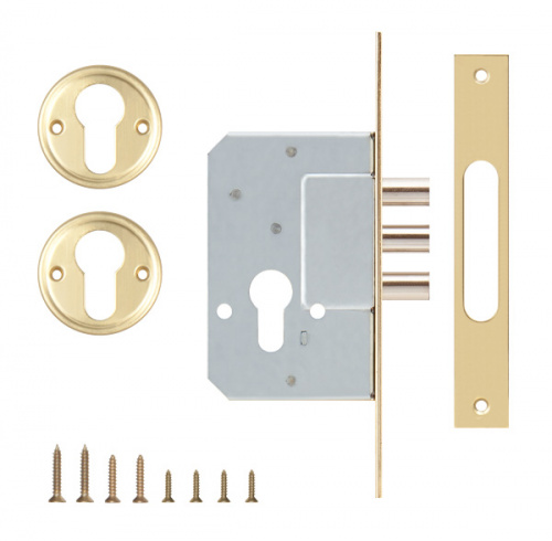 Корпус врезного замка KALE KILIT 189/3M (45 mm) w/b латунь