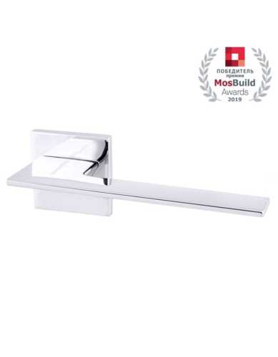 Комплект: Ручки Armadillo MIRAGE USS CP-8+Завертка+Бесшумный замок и Петли Fuaro/хром