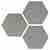 Керамогранит WOW Hexa Six Grey 14x16