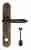 Дверная ручка Venezia "CASTELLO" WC-2 на планке PL02 античная бронза Дверная ручка Venezia "CASTELLO" WC-2 на планке PL02 античная бронза