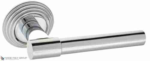 Дверная ручка на круглом основании Fratelli Cattini "UNA" D8-CR полированный хром