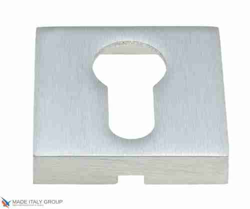 Накладка под цилиндр на квадратном основании Fratelli Cattini CYL 8-CS матовый хром 2 шт.