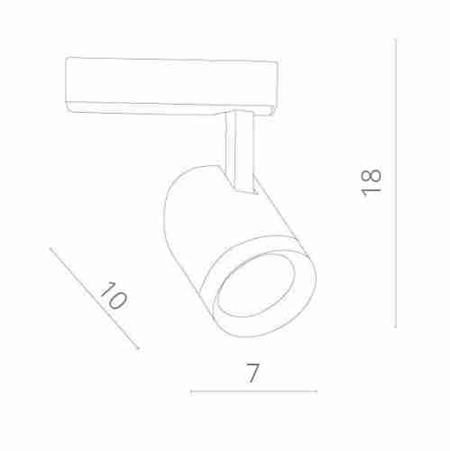 Трековый светильник Artelamp Soffitto A1710PL-1BK