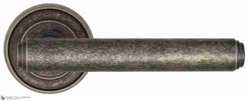 Дверная ручка Venezia "EXA" D6 античное серебро