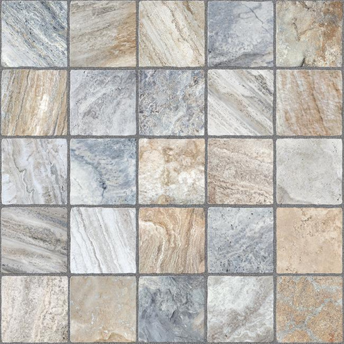 Плитка керамическая Уралкерамика Леон на сером серая ПГ4ЛН707 напольная 55х55