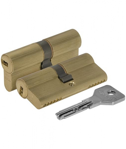 Цилиндровый механизм CISA ASIX OE300-22.00 (100 мм/30+10+60), латунь