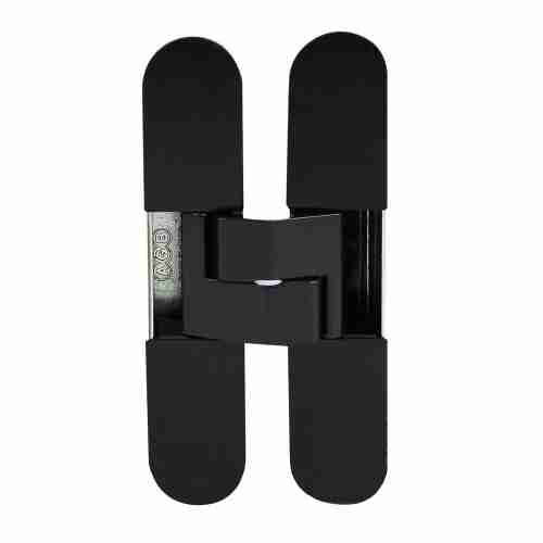 Комплект 2 шт. - Петля дверная скрытой установки AGB E30200.02.93.567 черный ECLIPSE 3.0 + 4 накладки в комплекте