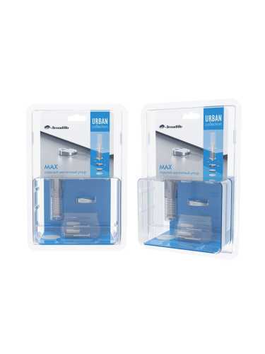 Упор Armadillo (Армадилло) дверной скрытый MAX INOX/2