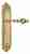 Дверная ручка Venezia "GIFESTION" на планке PL96 полированная латунь