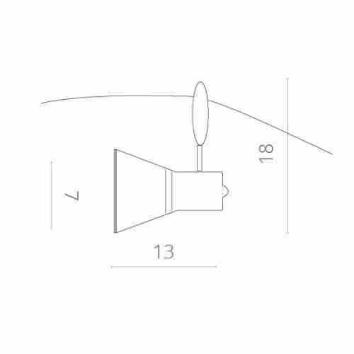 Трековый светильник Artelamp Rails Heads A3057PL-1WH