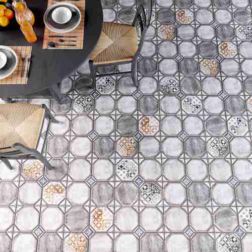 Керамогранит Керамин Брюгге 3 бежевый 40х40