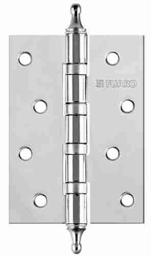 Петля универсальная Fuaro 4BB/A/BL 100x75x2,5 CP (Хром) БЛИСТЕР