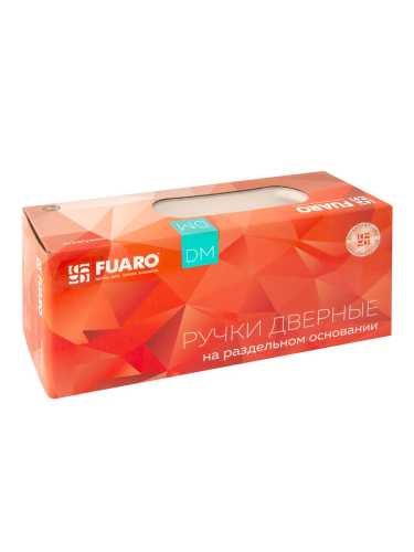 Ручка дверная Fuaro (Фуаро) межкомнатная R.RM54.VITA (VITA RM) SN/CP-3 матовый никель/хром  Набор 3