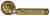 Ручка дверная Extreza BENITO (Бенито) 307 на розетке R01 матовая бронза F03